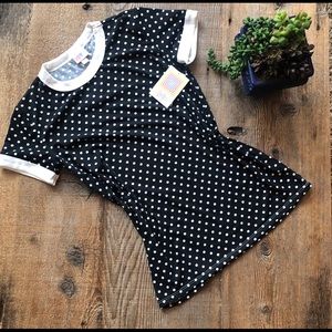 NWT LuLaRoe Liv Polka Dot T-shirt